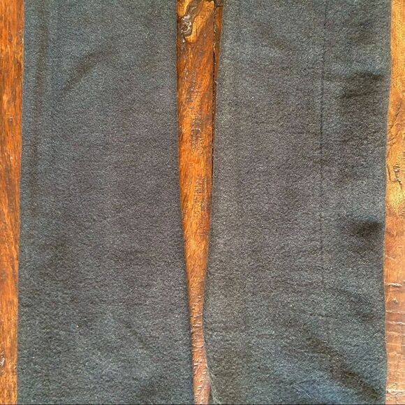 BLACK ANKLE TIGHTS w/leopard faux fur ankles. Halloween or winter wear. NWT - Picture 9 of 9